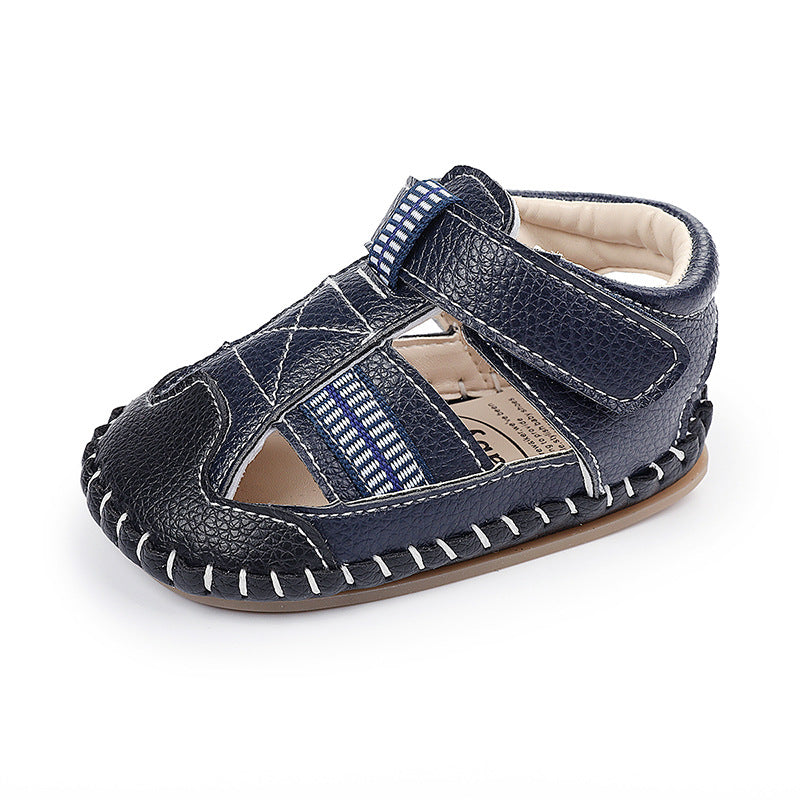 Stitched Baby Sandals with Rubber Soles