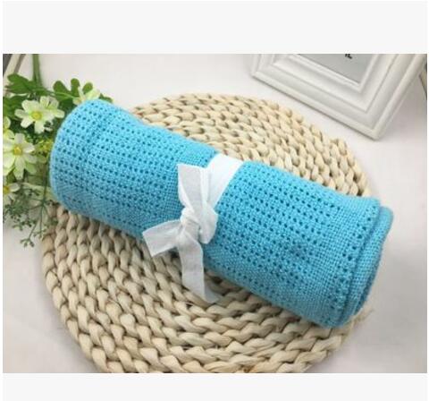 Super Soft Cotton Baby Swaddle Blanket & Stroller Cover