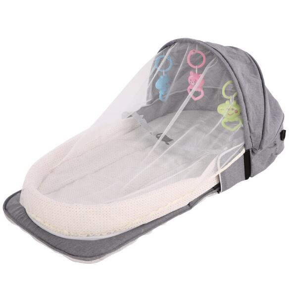 Foldable Portable Baby Travel Bed with Mosquito Net