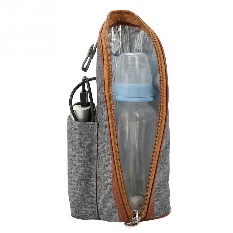 Portable USB Baby Bottle Warmer & Heating Bag