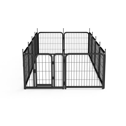 12 piece Portable Indoor & Outdoor Dog Fence, 24 inch