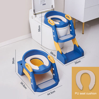Multifunctional Baby Toilet Seat Ring & Step for Kids