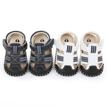 Stitched Baby Sandals with Rubber Soles