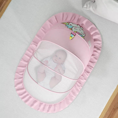 Foldable Full-Cover Baby Crib Mosquito Net