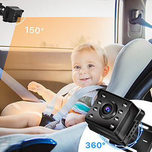 4.3 " HD 1080P Car Baby Monitor Mirror