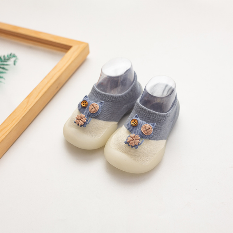 Breathable Mesh Toddler Floor Shoes with Rubber Soles