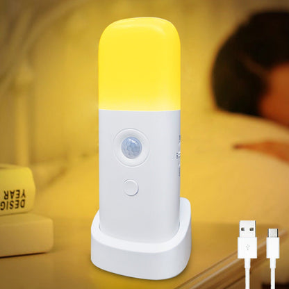 lnfrared Motion Sensor LED Night Light with USB Charging