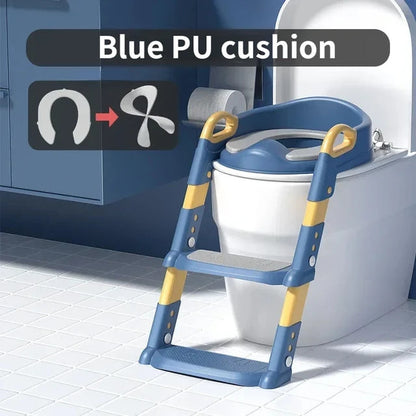 Folding Step Stool Baby Toilet Seat Ring & Potty