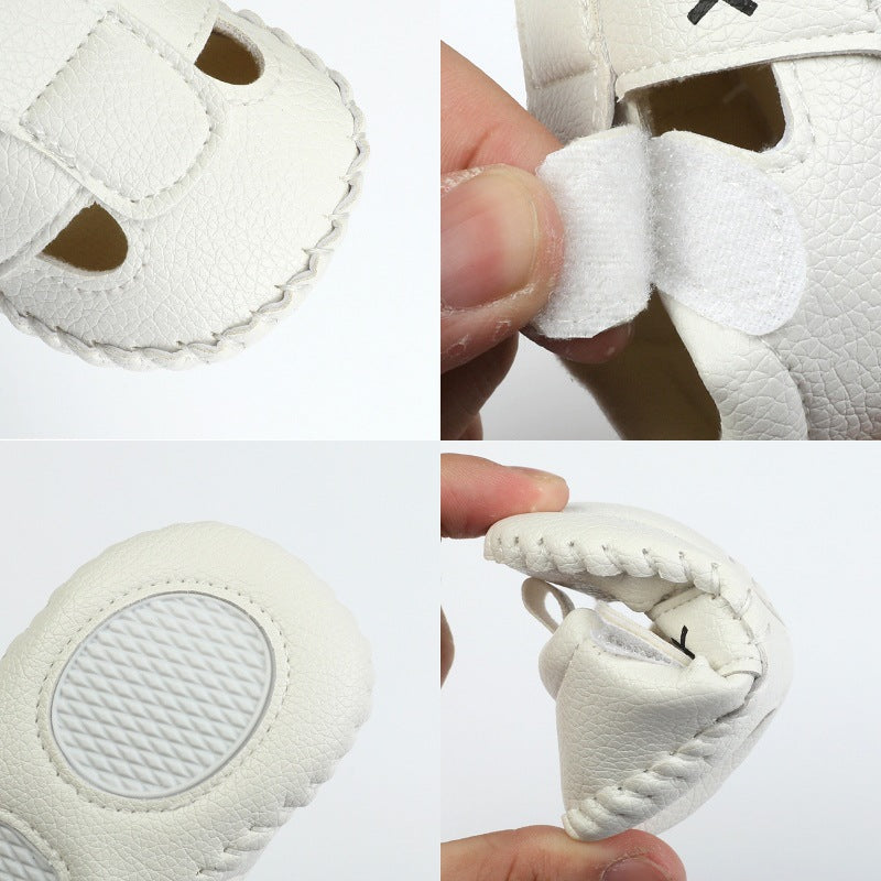 Open-Detail Baby Summer Shoes with Soft PVC Soles
