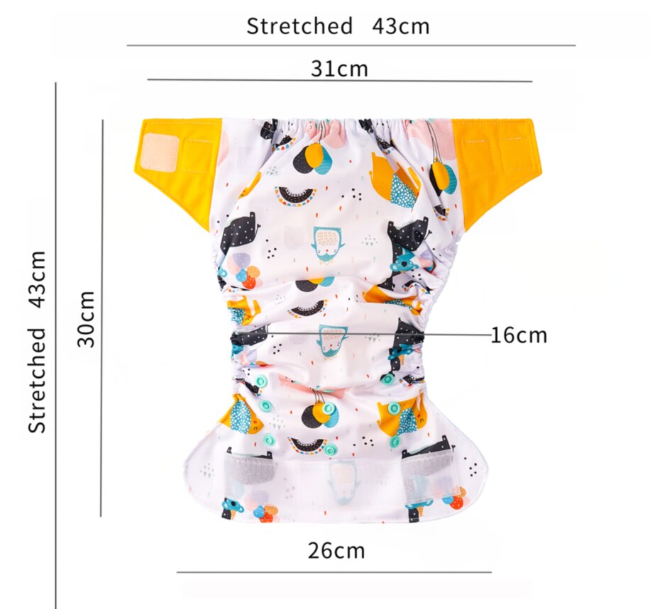 Happy Flute AIO Heavy Wetter Night Cloth Diaper