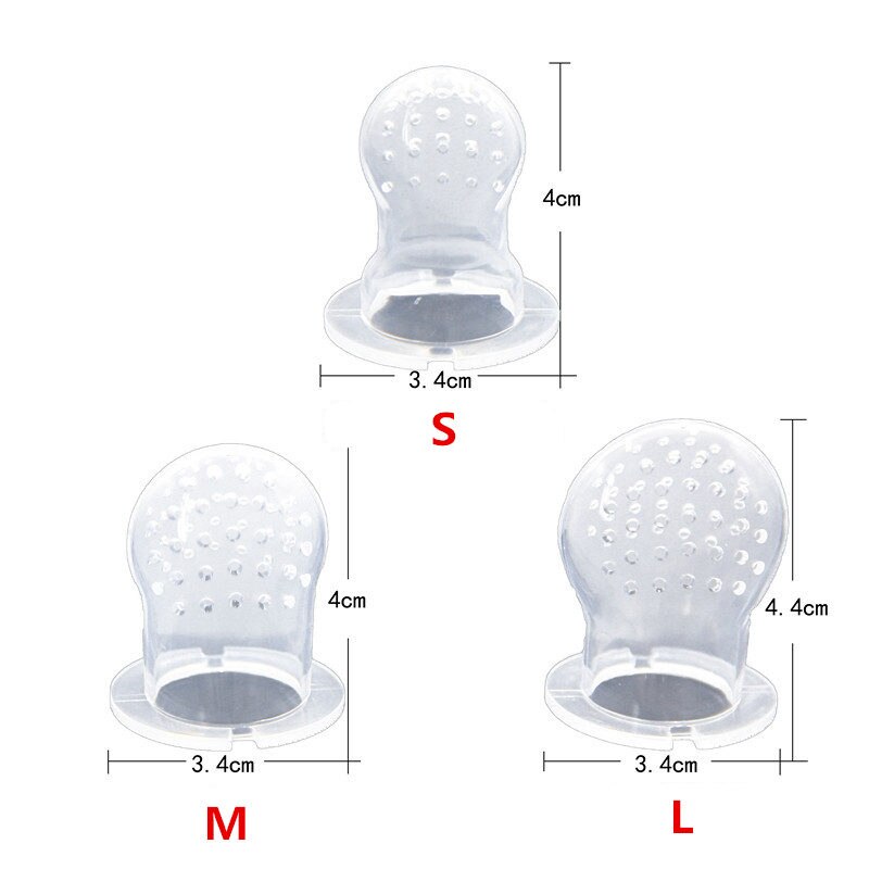 Baby Fruit Feeder Pacifier with Hand Bell Toy