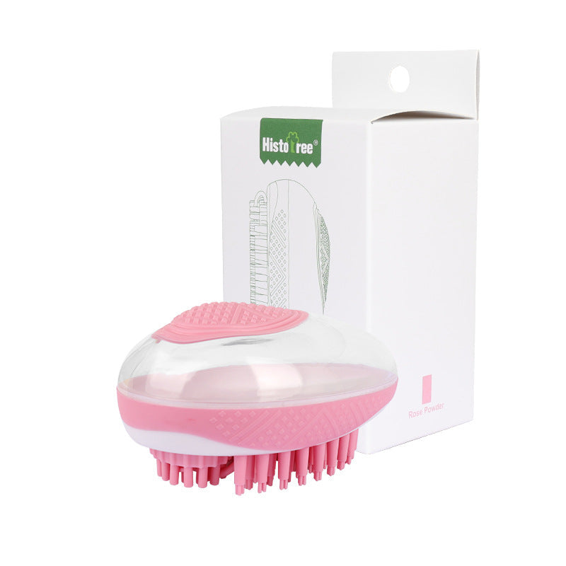 2-in-1 Silicone Pet Bath Brush & Massage Comb