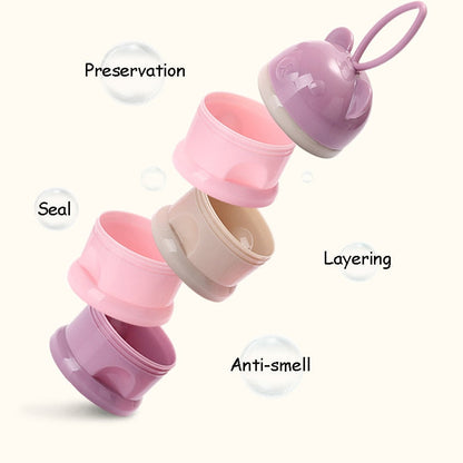 4 Layer Baby Food & Milk Powder Storage Box