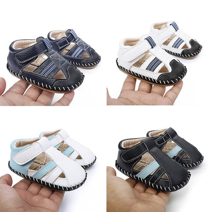 Stitched Baby Sandals with Rubber Soles