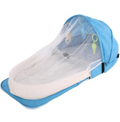 Foldable Portable Baby Travel Bed with Mosquito Net