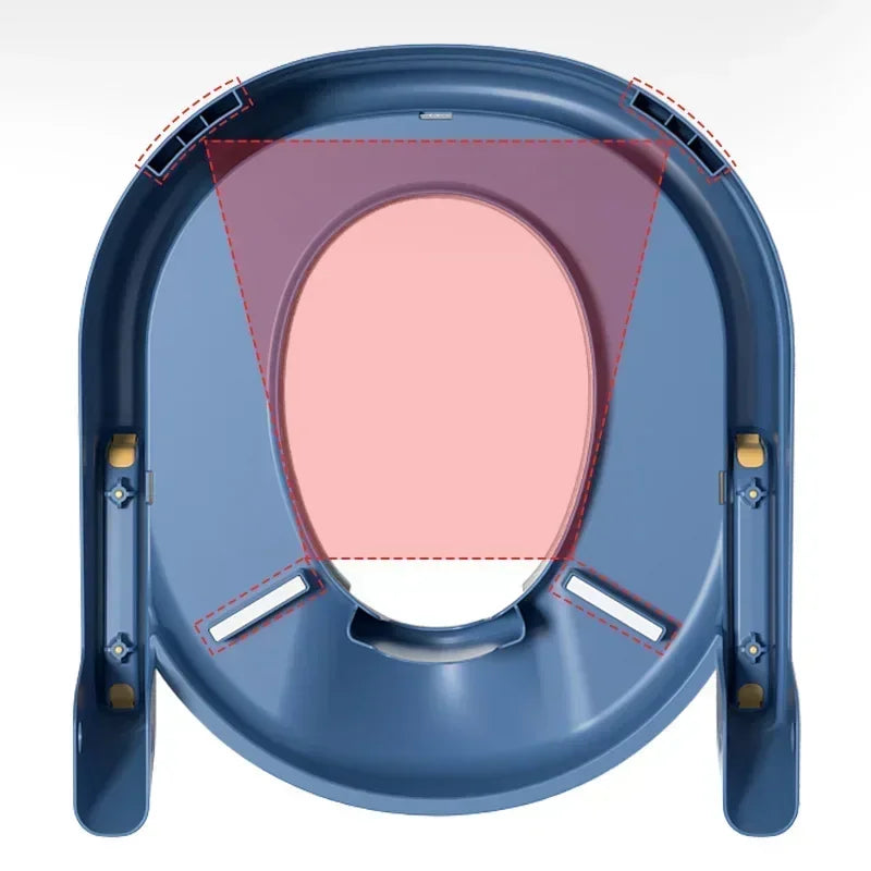Folding Step Stool Baby Toilet Seat Ring & Potty