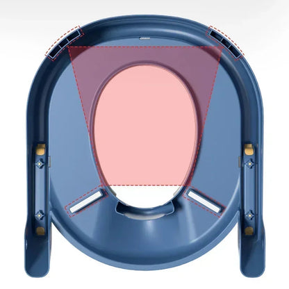Folding Step Stool Baby Toilet Seat Ring & Potty