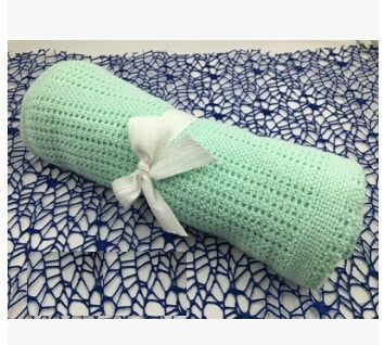 Super Soft Cotton Baby Swaddle Blanket & Stroller Cover