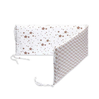 Double-Faced Detachable Print Baby Crib Bumper
