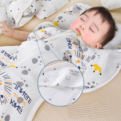 Cotton Anti-Kick Printed Baby Sleeping Bag
