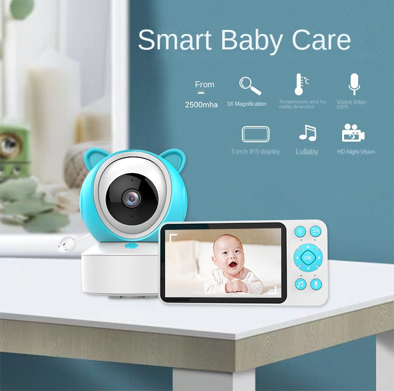 5" baby Monitor with Doodle & Temperature Detection