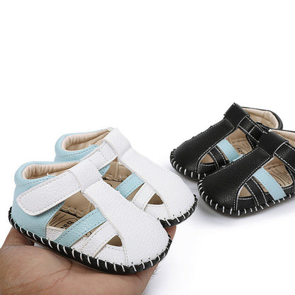 Stitched Baby Sandals with Rubber Soles