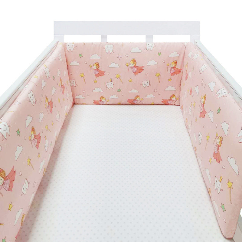 Baby Bed Safety Fence Anti-Fall Cotton Protective Guard