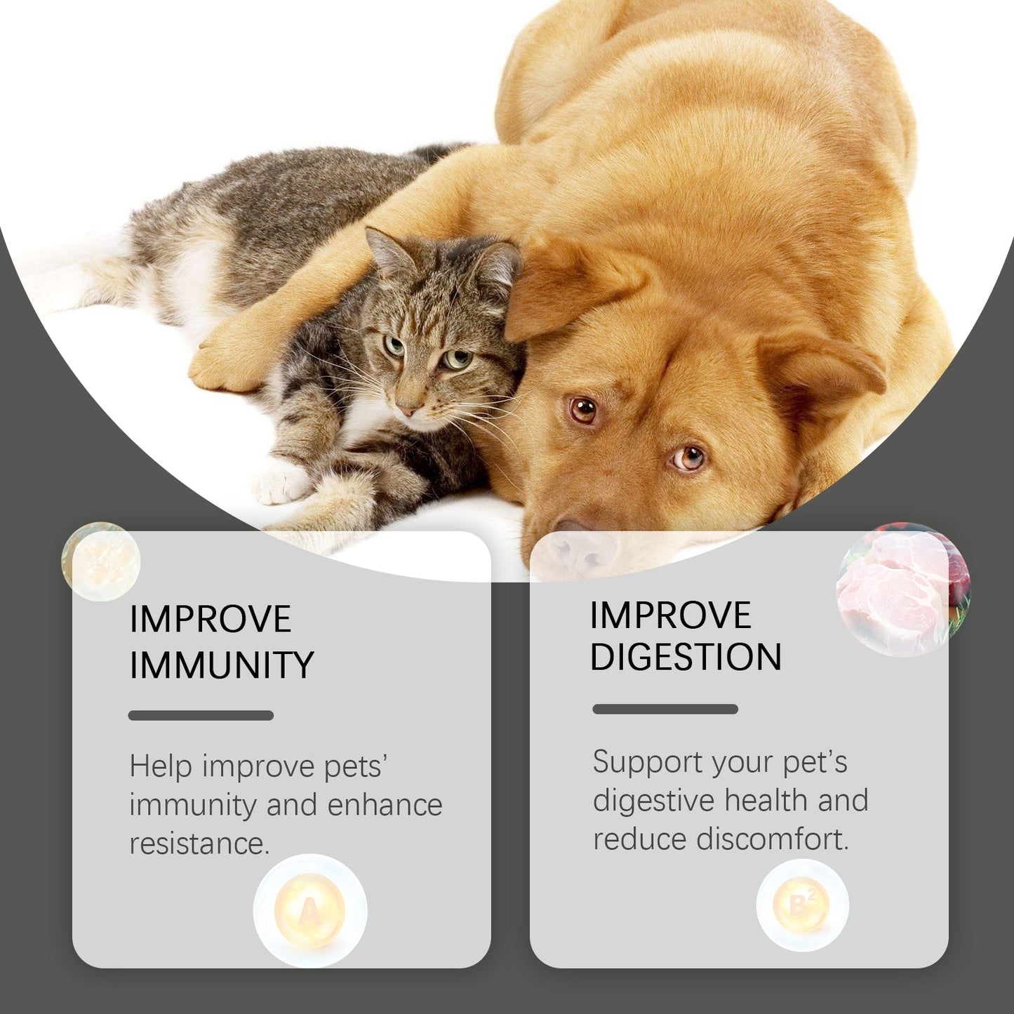Compound Probiotic Nutrition Supplement Tablets for Cats & Dogs