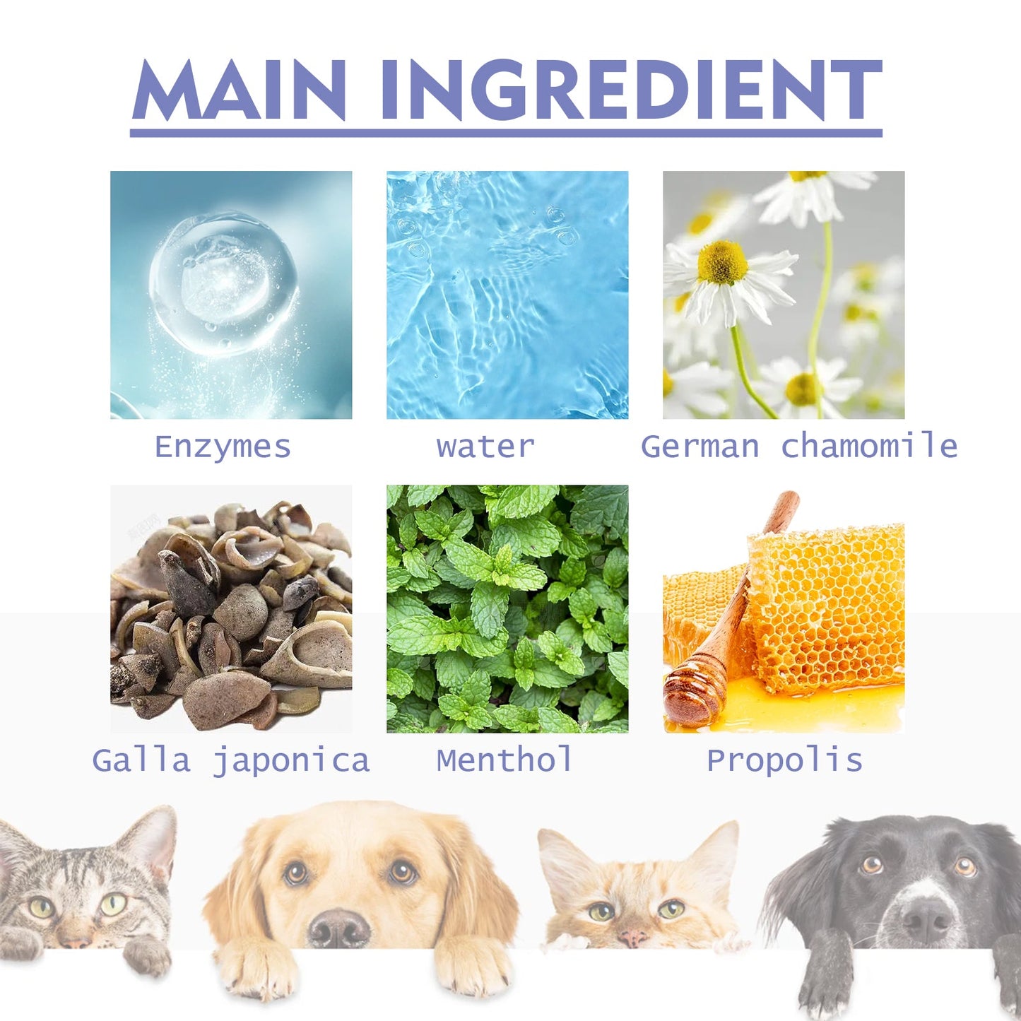 Pet Dental Mouth Spray for Cats & Dogs- Fresh Breath & Plaque Remover