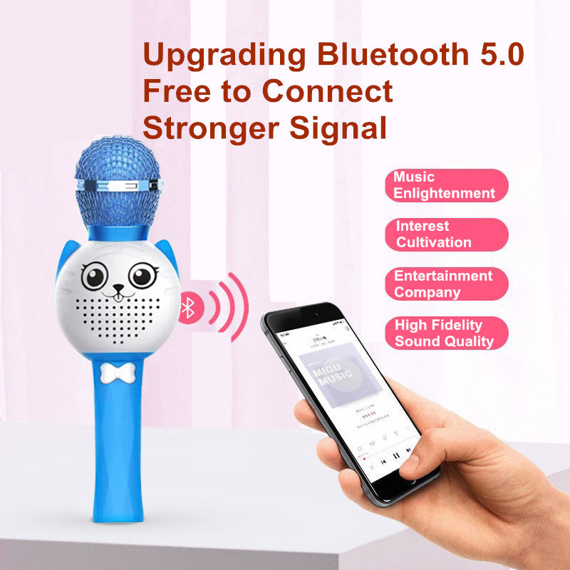 Kids Wireless Karaoke Singing Machine with Microphone