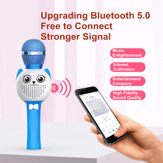 Kids Wireless Karaoke Singing Machine with Microphone