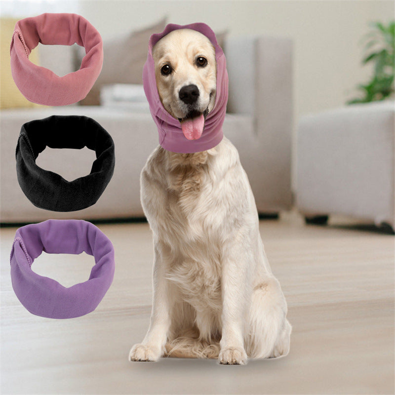 Calming Dog Ear Cover Hood for Anxiety Relief