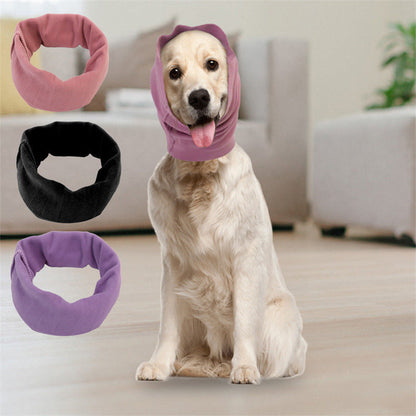 Calming Dog Ear Cover Hood for Anxiety Relief