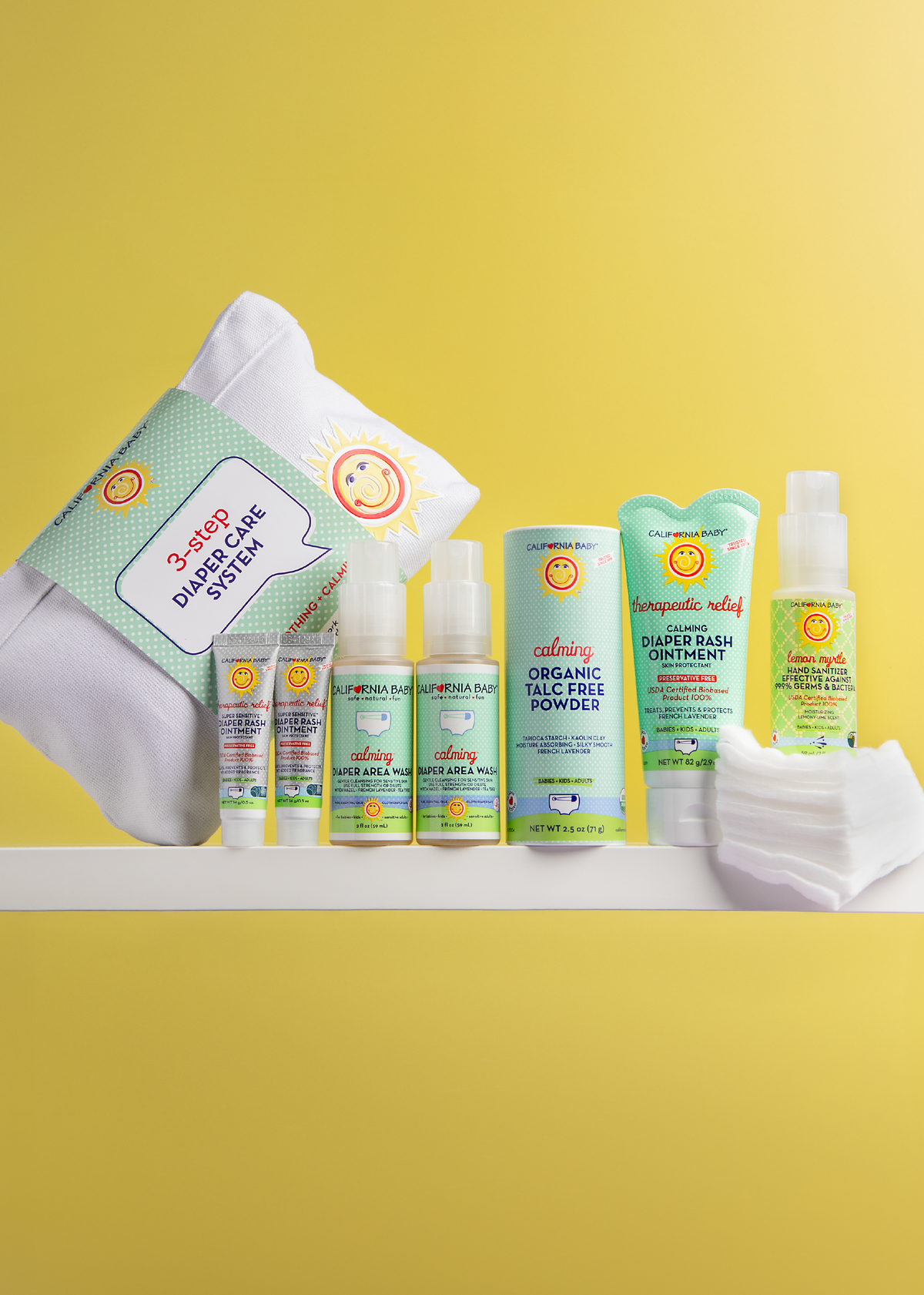 California Baby Calming™ 3-Step Diaper Care Kit