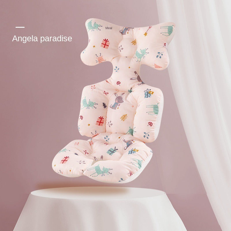 All-Season Pure Cotton Baby Stroller & Toddler Cushion