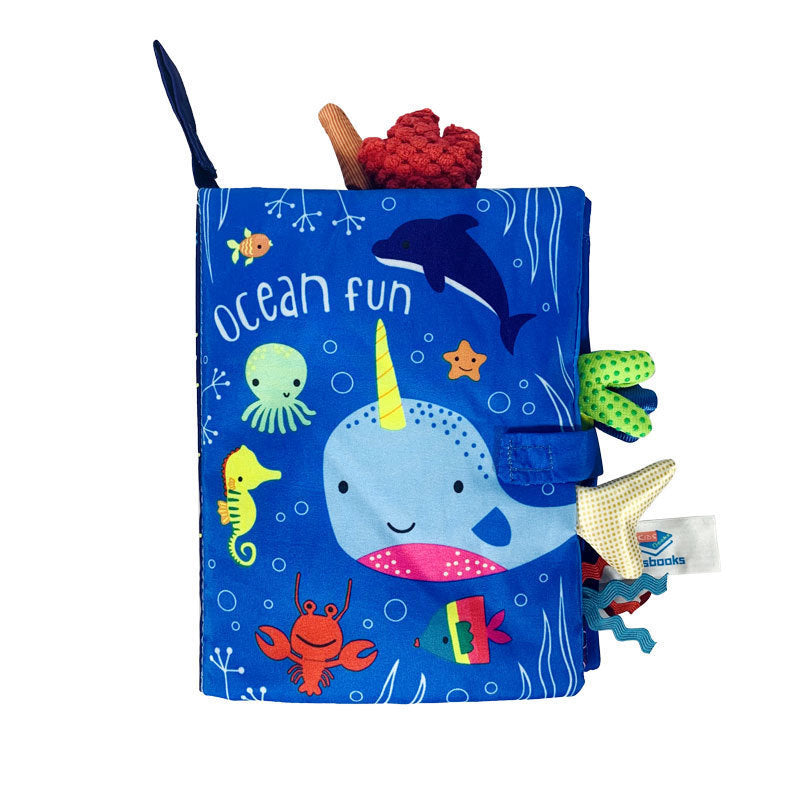 Children's Soft Activity Book with Sensory Toys