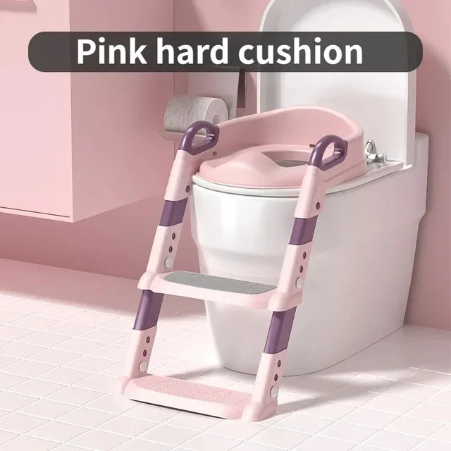Folding Step Stool Baby Toilet Seat Ring & Potty