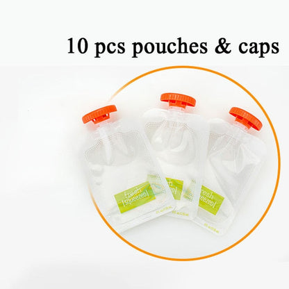 Baby Food Squeeze Station with Reusable Pouches