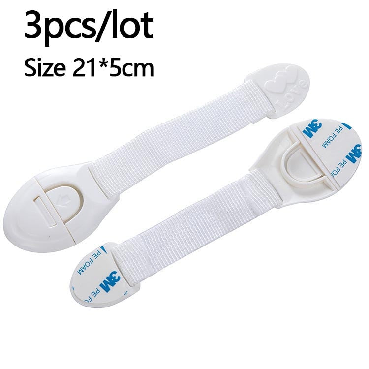 5/10-Pack Baby Safety Locks for Drawers & Cabinets