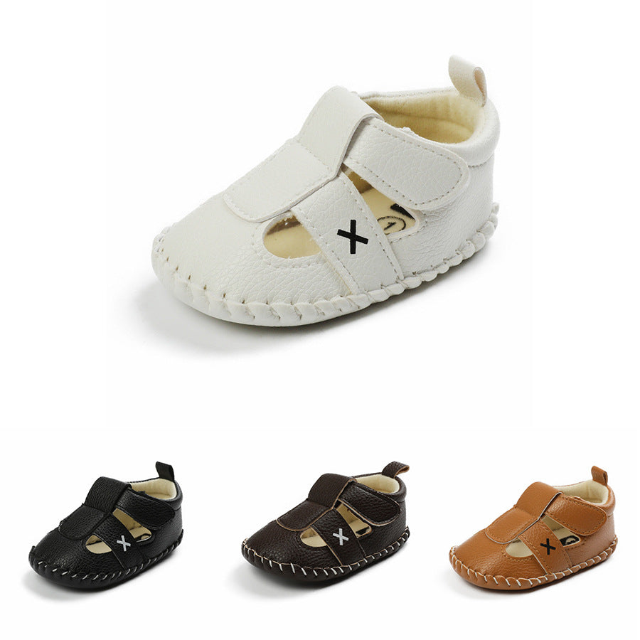 Open-Detail Baby Summer Shoes with Soft PVC Soles