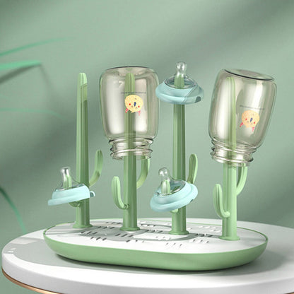 Space-Saving Baby Bottle Drying & Drain Rack