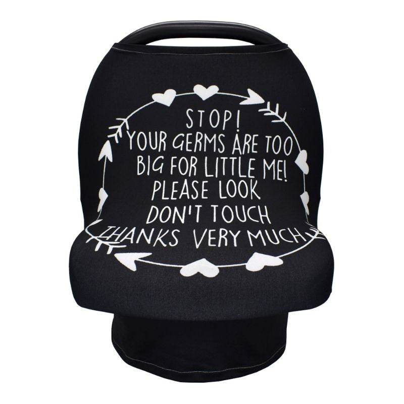 Nursing Cover Breastfeeding Scarf with No-Touch Sign