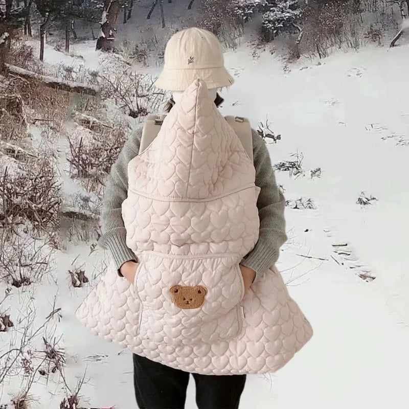Fleece Windproof Baby Stroller Blanket & Swaddle Wrap