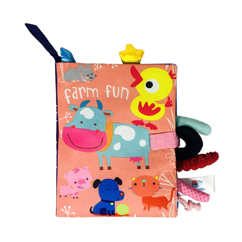 Children's Soft Activity Book with Sensory Toys