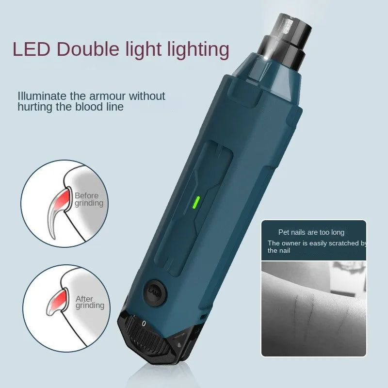 New Electric Nail Grinder & Trimmer for Cats & Dogs