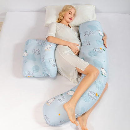 C-Shaped Ergonomic Maternity Breastfeeding Body Pillow