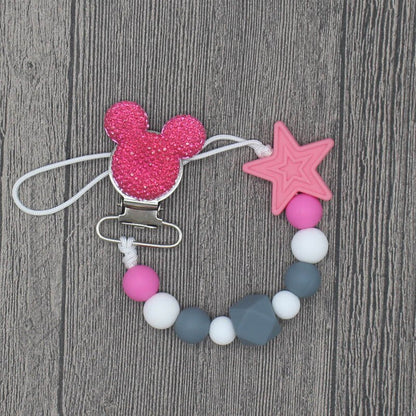 Silicone Bead Pacifier Clip Chain for Infant & Toddler