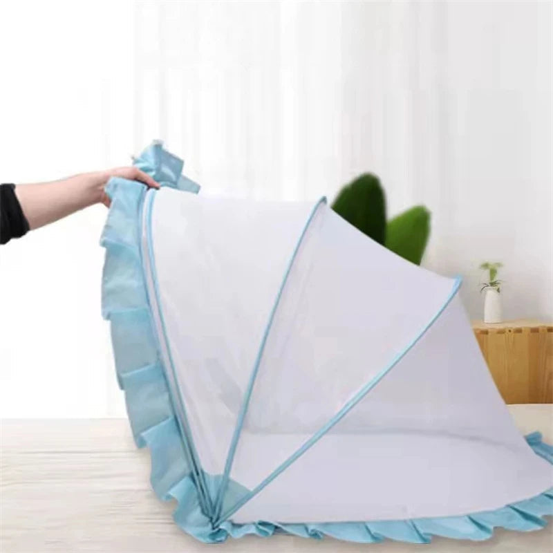 Foldable Full-Cover Baby Crib Mosquito Net
