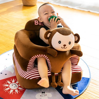 Anti-Fall Cartoon Baby Learning Sofa Chair & Tatami Mat