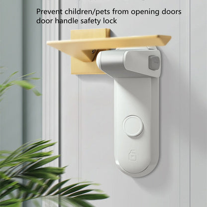 No-Punch Child & Pet Safety Door Handle Lock